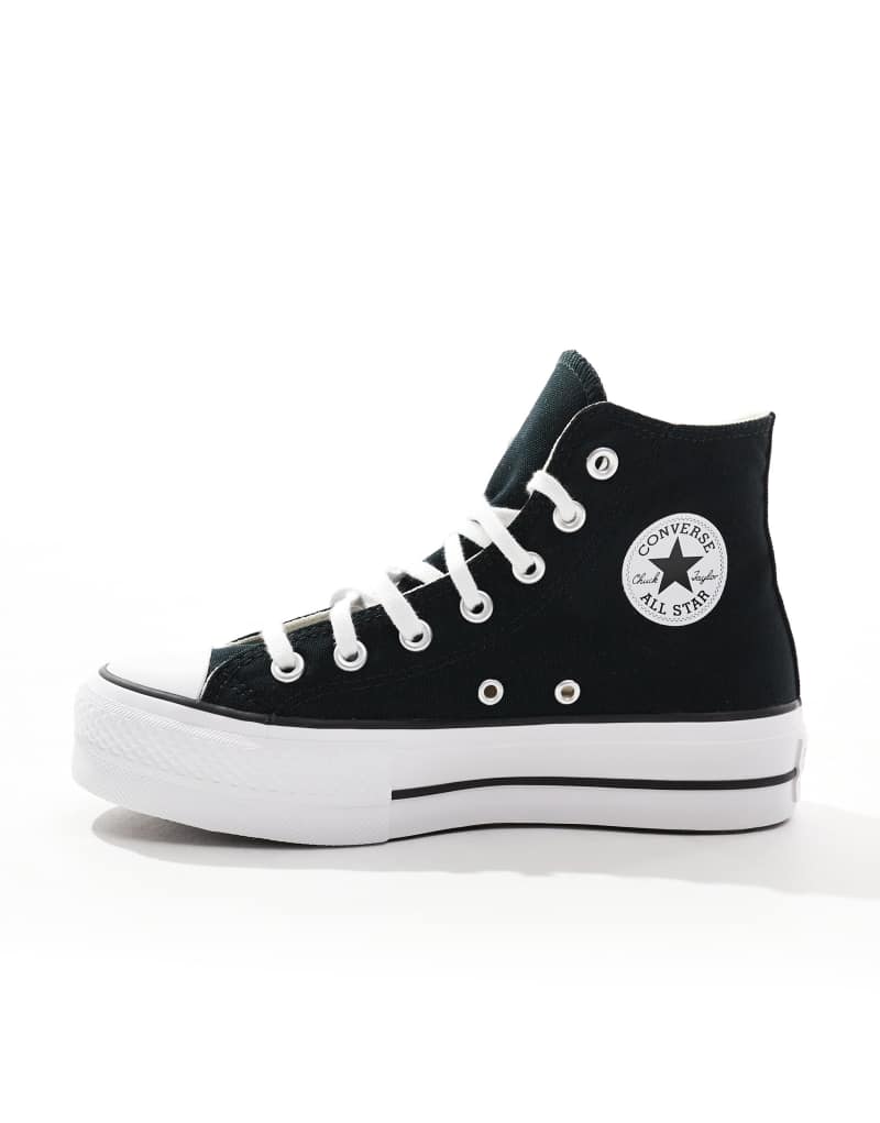 Черные высокие кроссовки на платформе Converse Chuck Taylor All Star Lift Converse