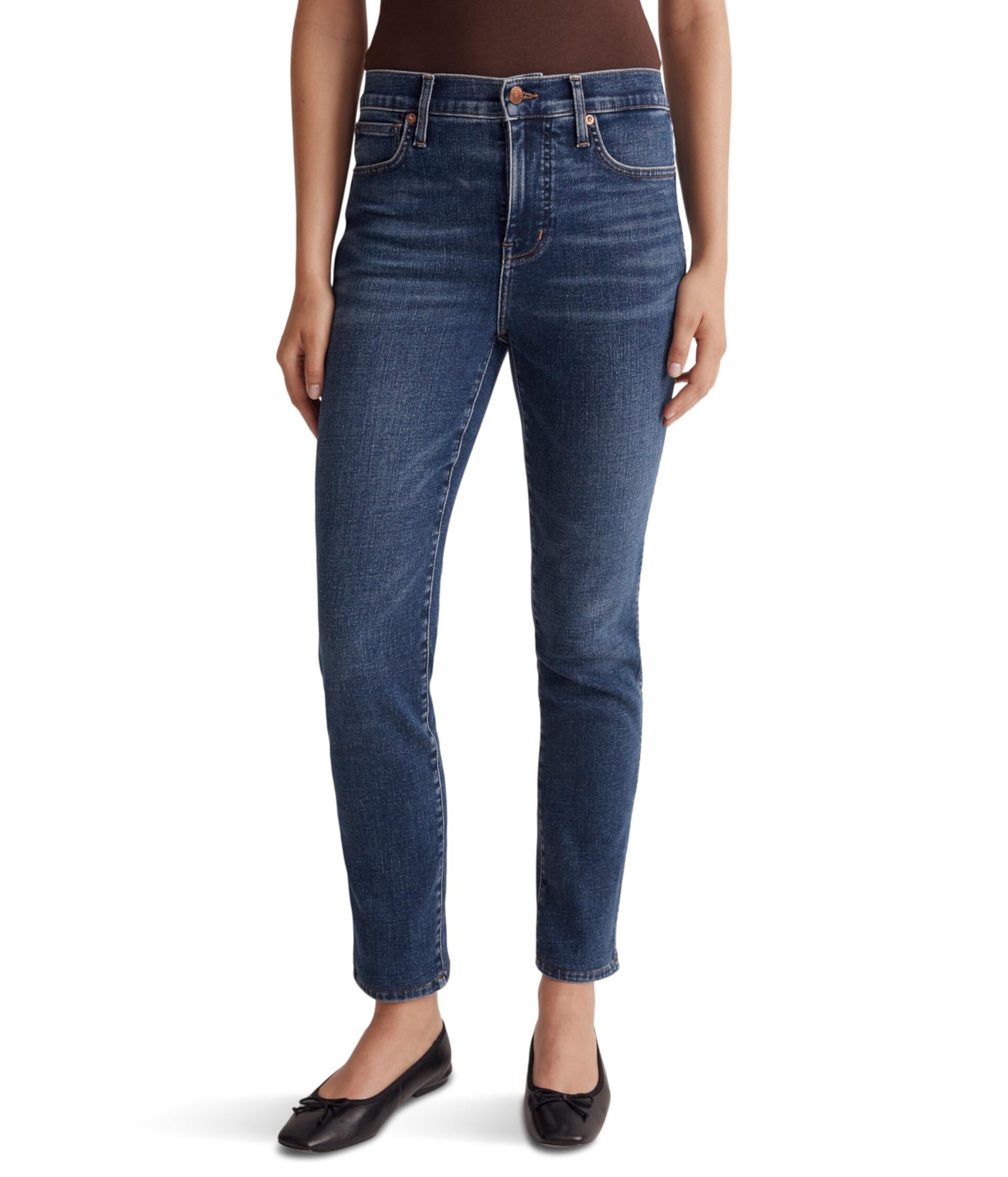 Женские Прямые Джинсы Madewell Stovepipe в Pendelton Wash Madewell