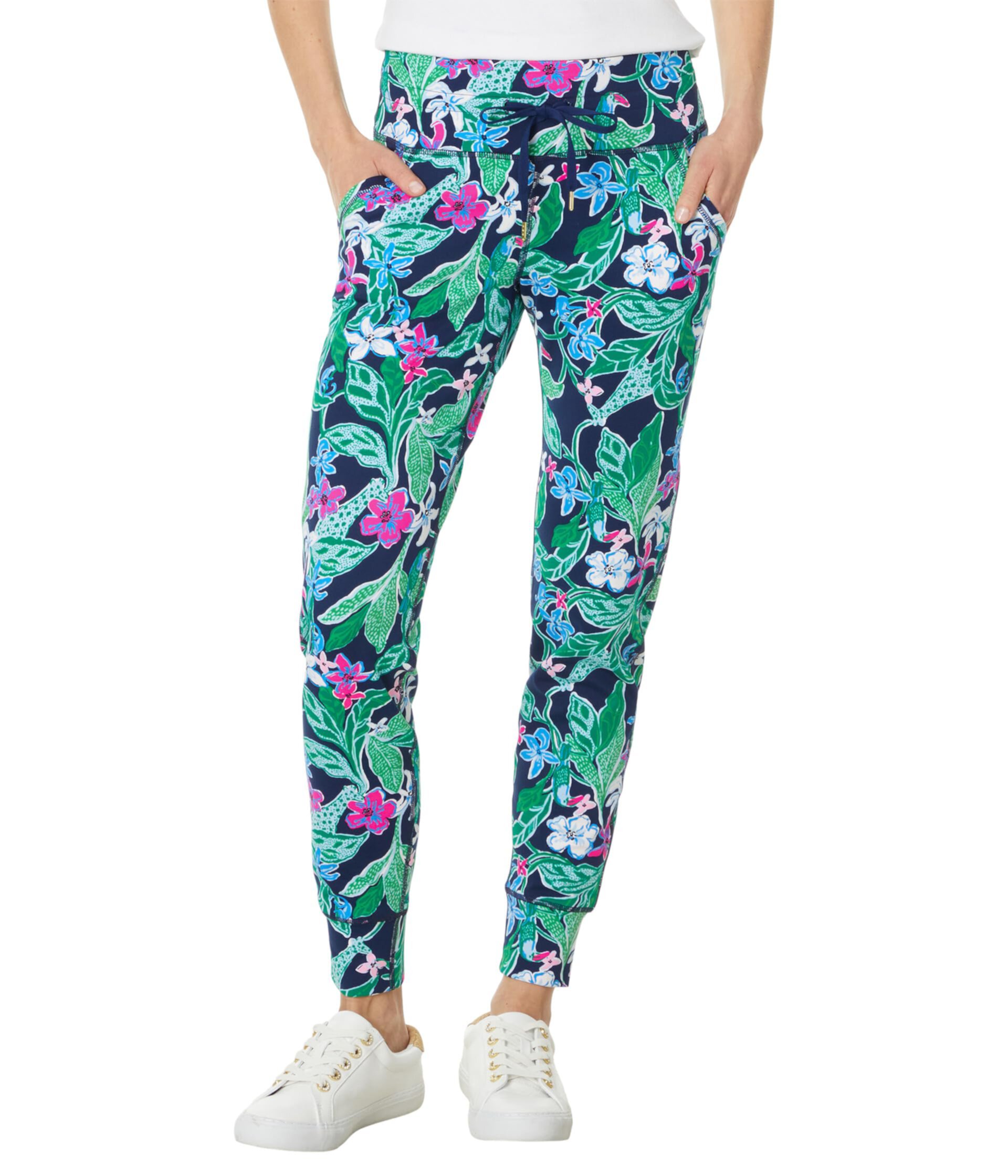 Женские Брюки Lilly Pulitzer Island Mid Rise Jogger Up Lilly Pulitzer