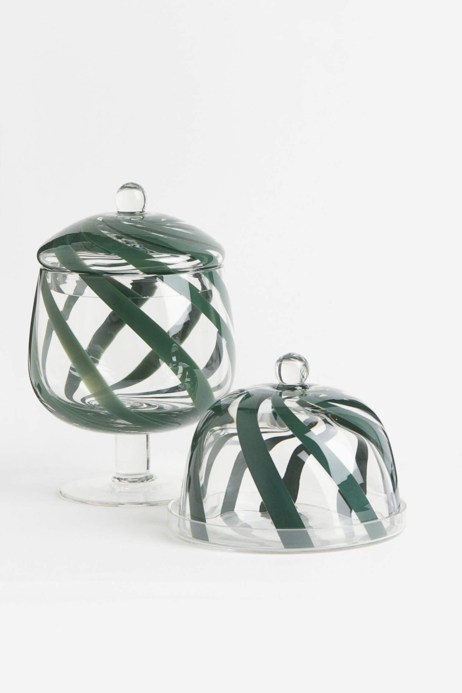 Glass Dome with Tray H&M