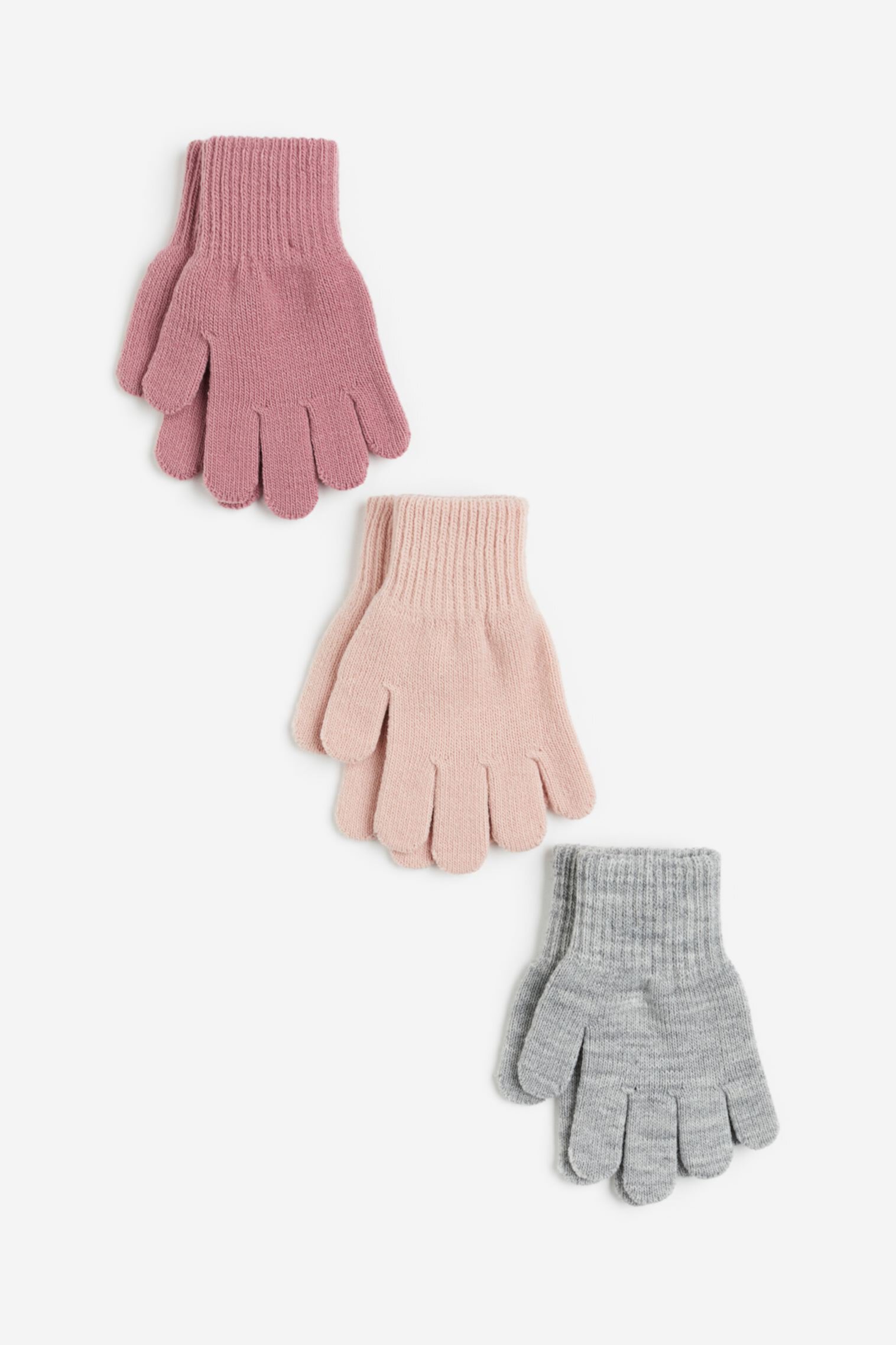 3 комплекта перчаток H&M