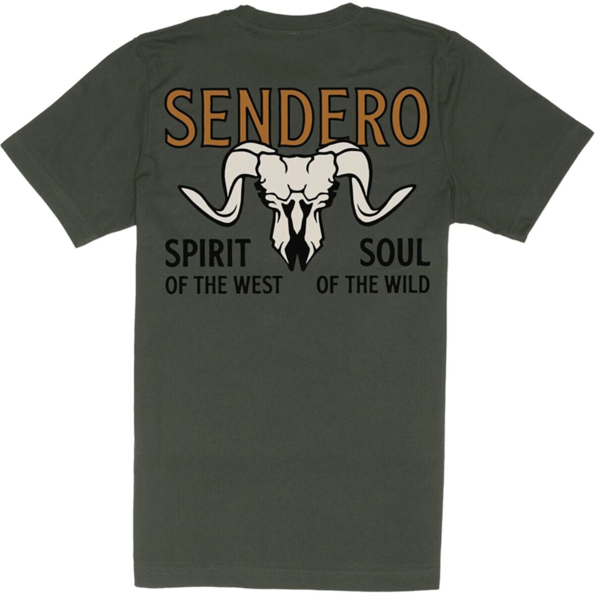 Футболка с большим рогом Sendero Provisions Co.