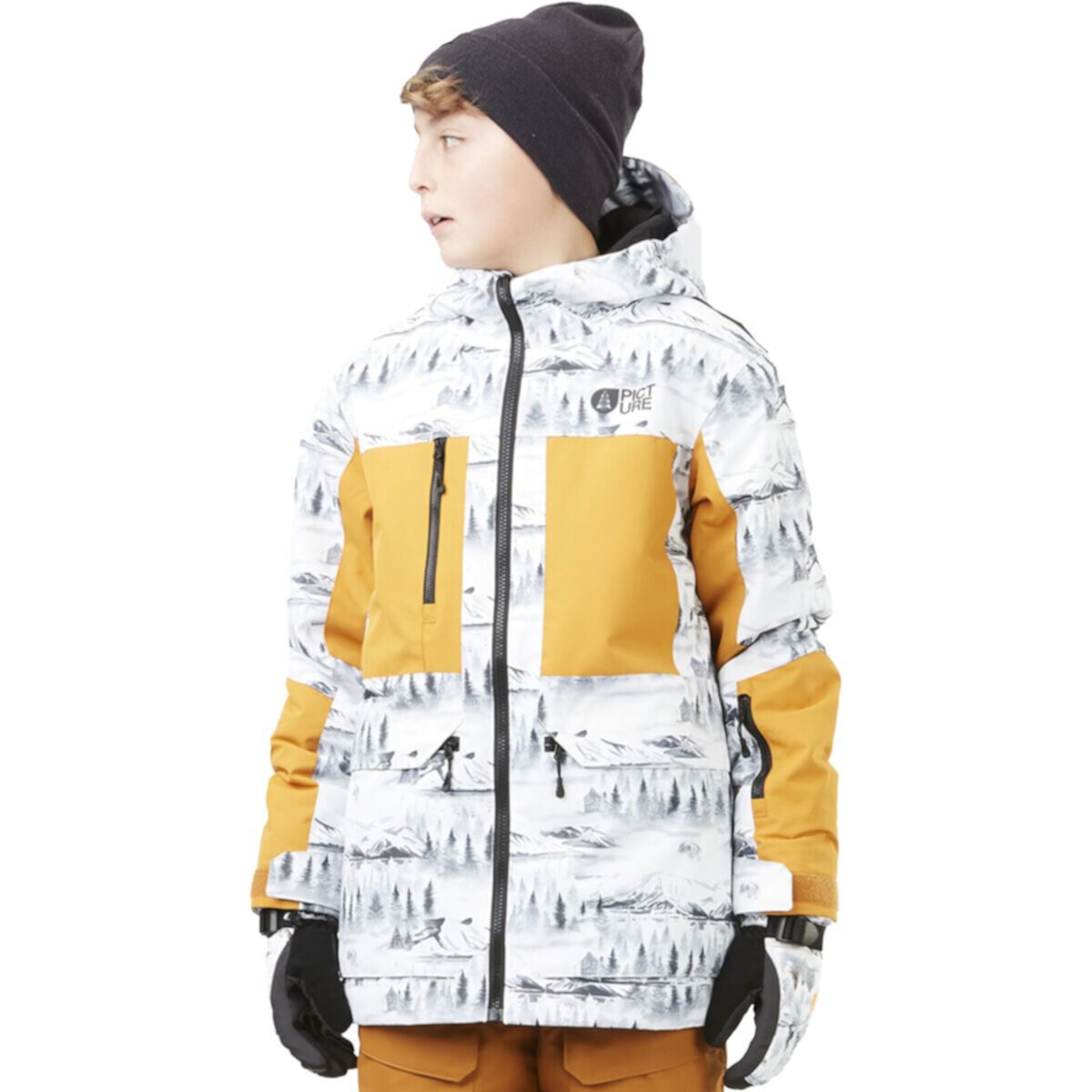 Горнолыжные куртки Picture Organic Для мальчиков Stony Printed Jacket Picture Organic