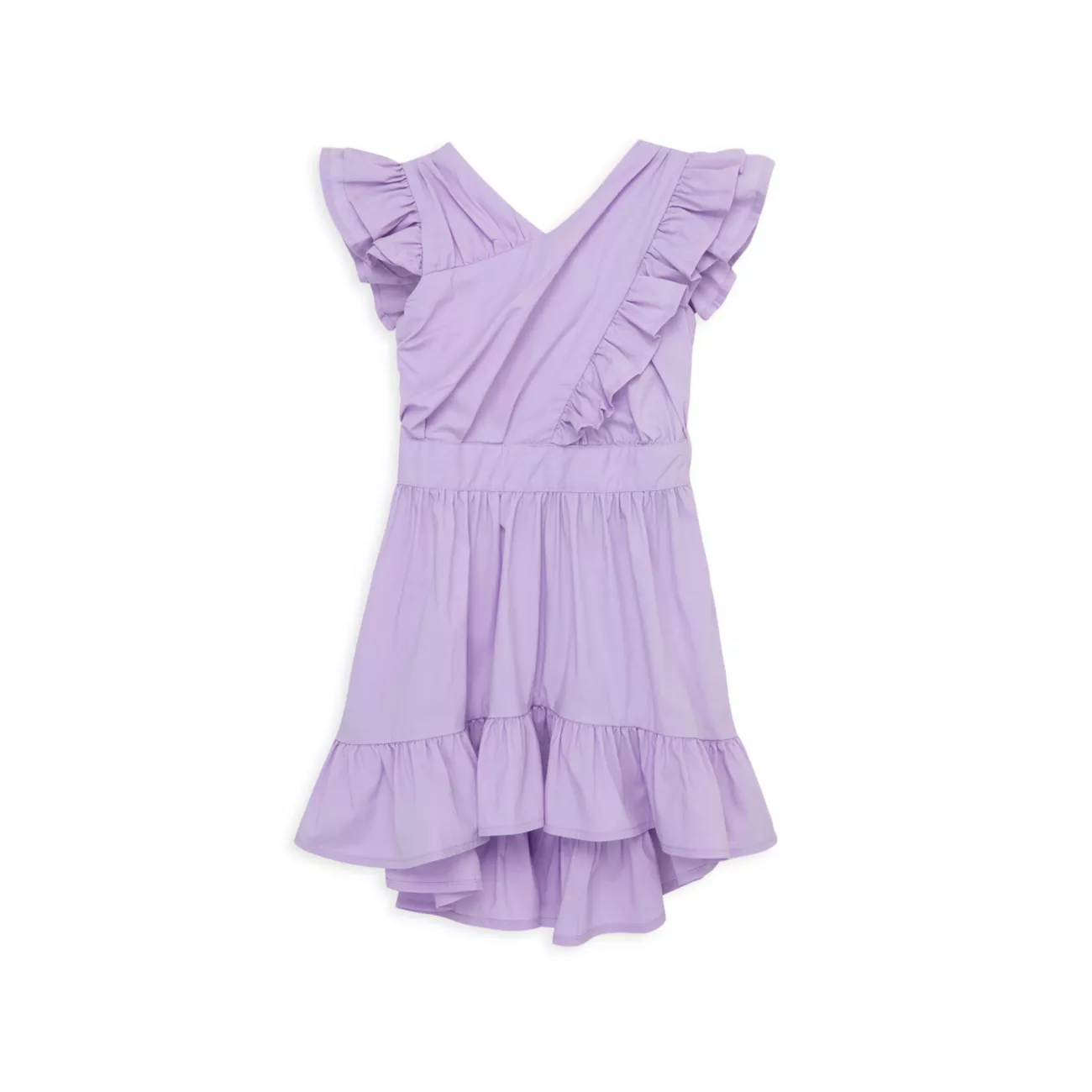 Платье с запахом и высоким вырезом для маленькой девочки Habitual