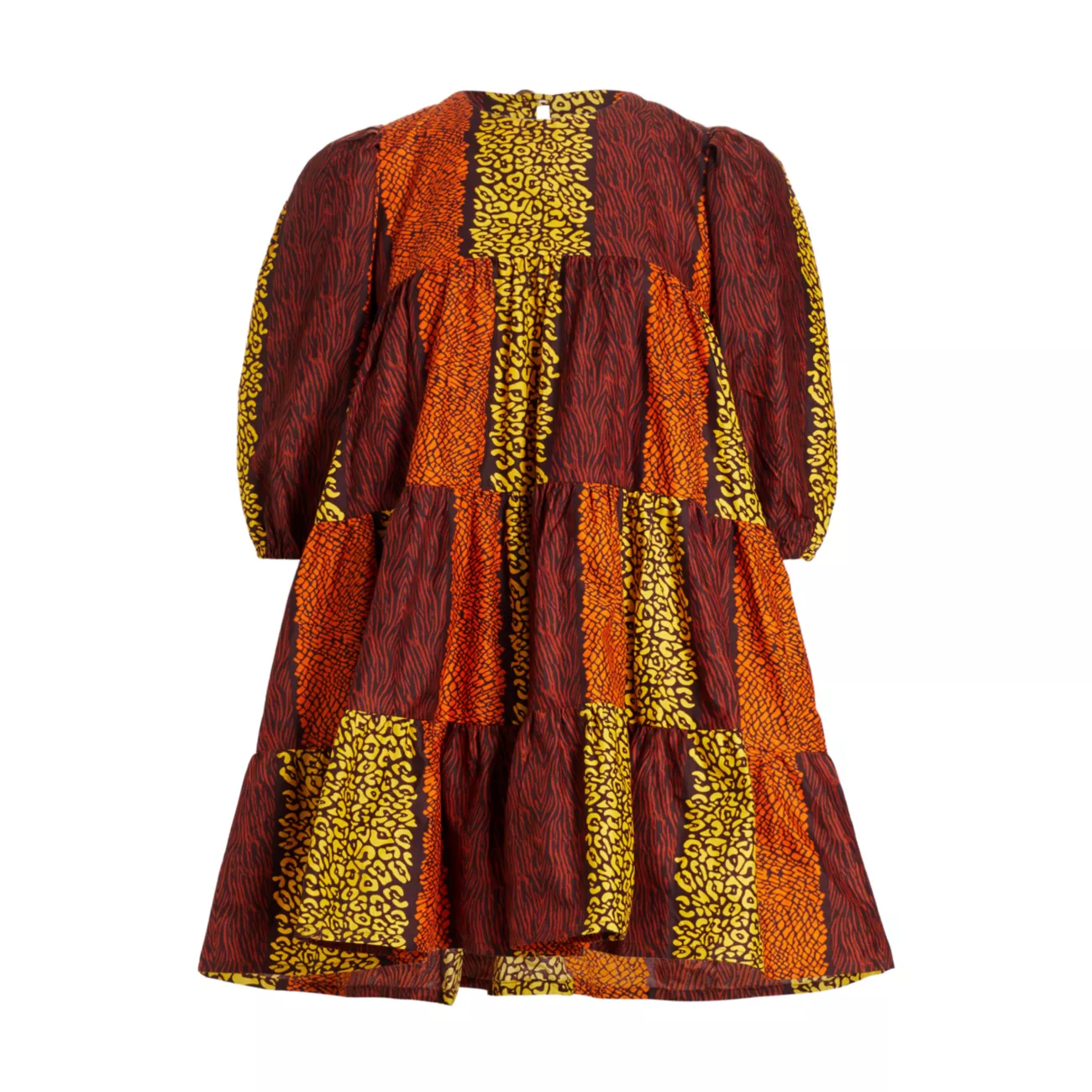 Мини-платье Simi из хлопковой смесовой ткани в стиле пэчворк Elisamama