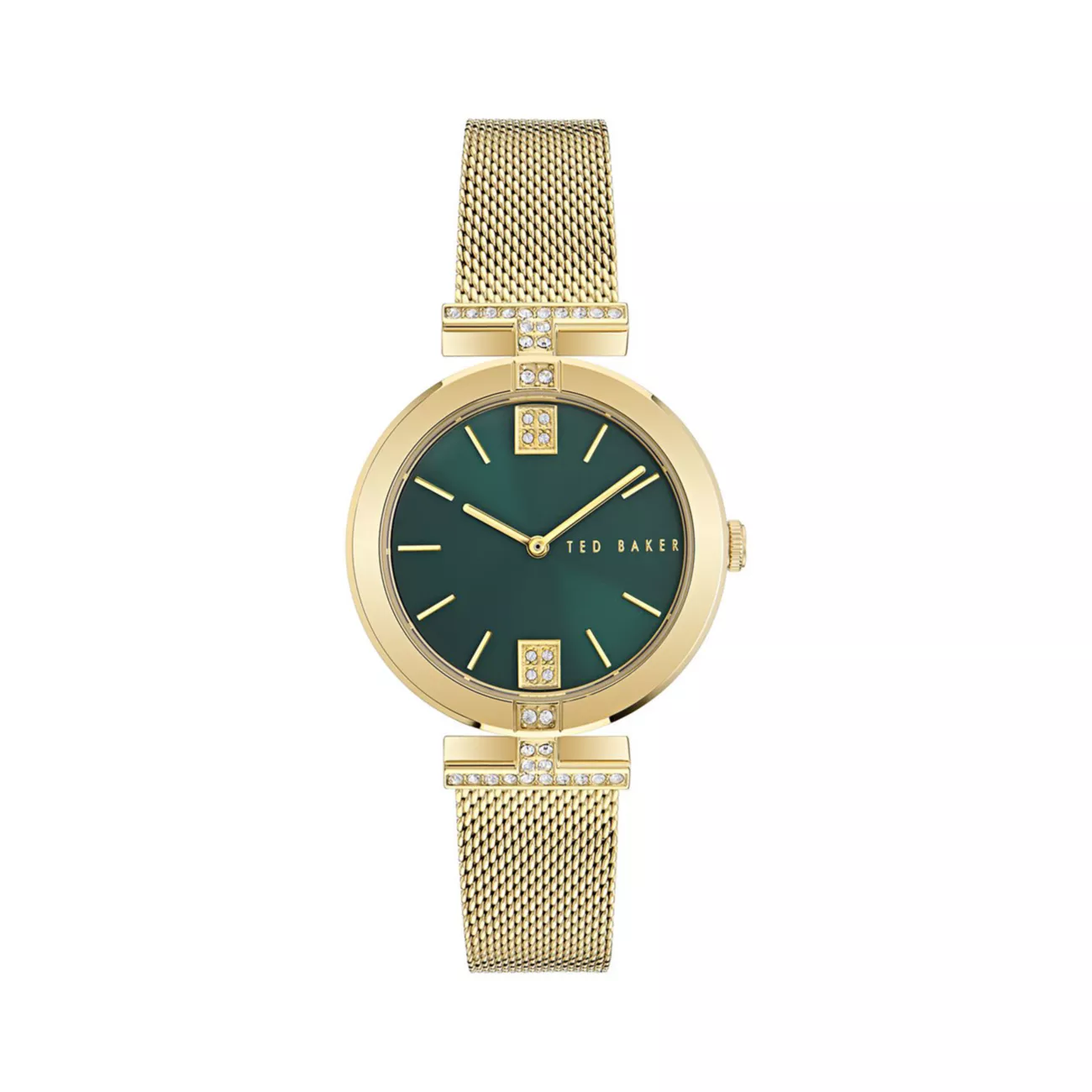 Часы Darbey с золотистым браслетом из нержавеющей стали / 36 мм Ted Baker