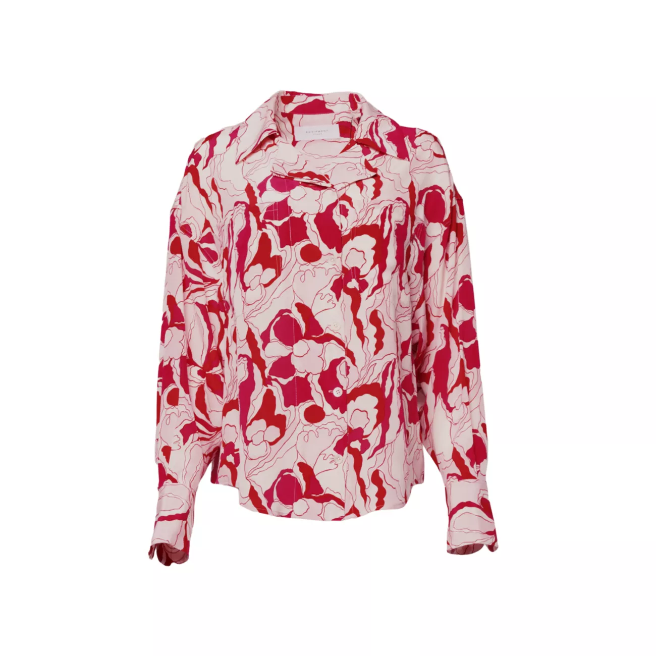 Шелковая рубашка с цветочным принтом Ariane EQUIPMENT