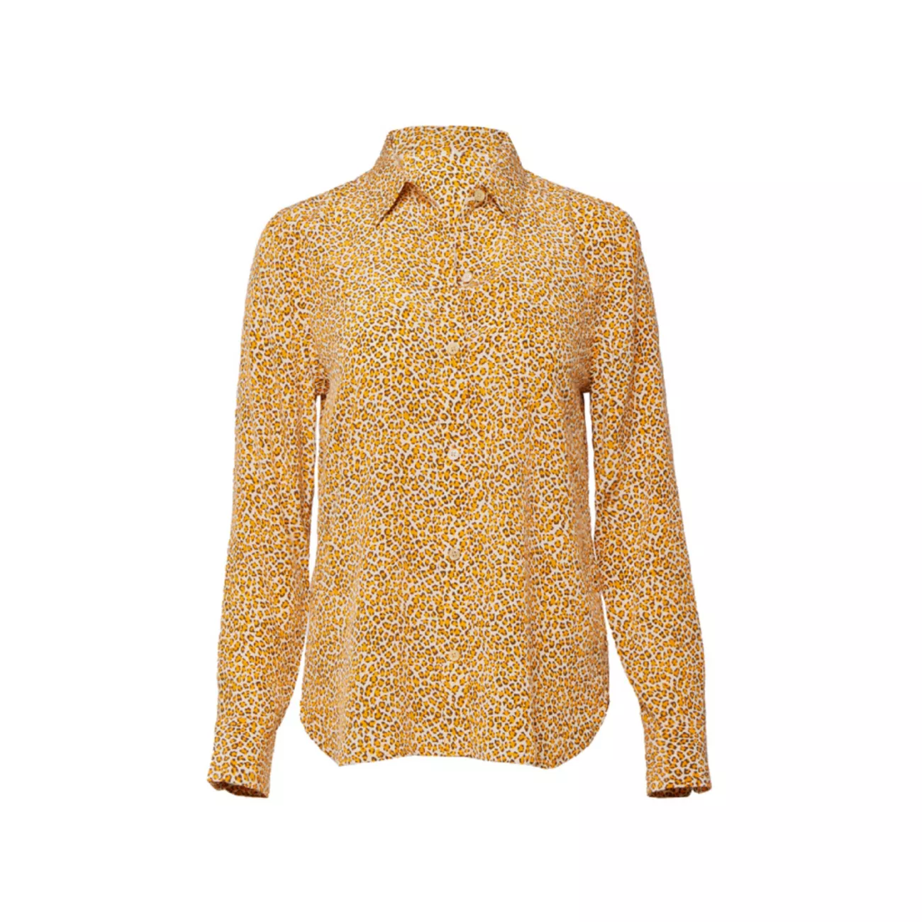 Шелковая рубашка с леопардовым принтом Leema EQUIPMENT