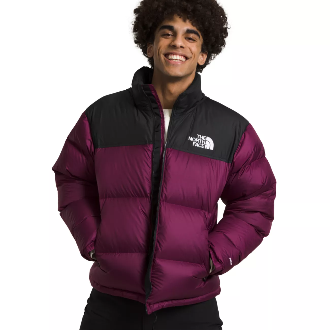 Пуховик Nuptse 1996 года с капюшоном в стиле ретро The North Face