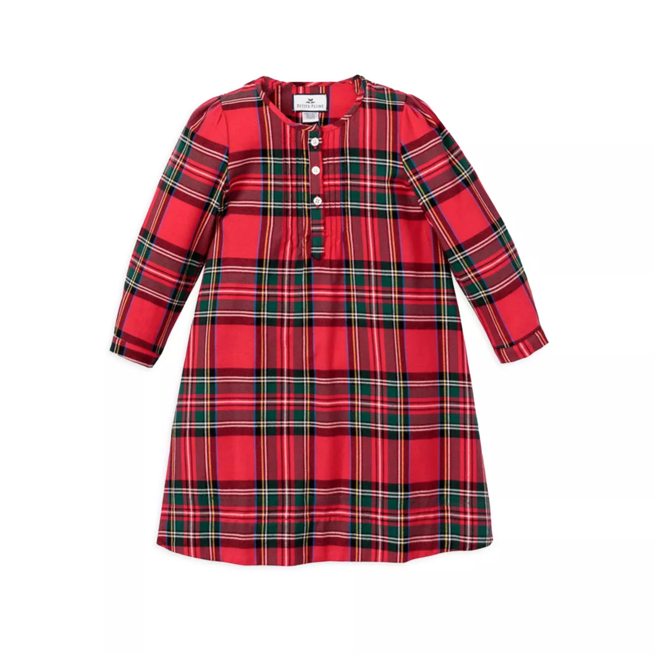 Для маленьких девочек, для маленьких девочек и для маленьких девочек; Ночная рубашка Beatrice Imperial Tartan для девочек Petite Plume