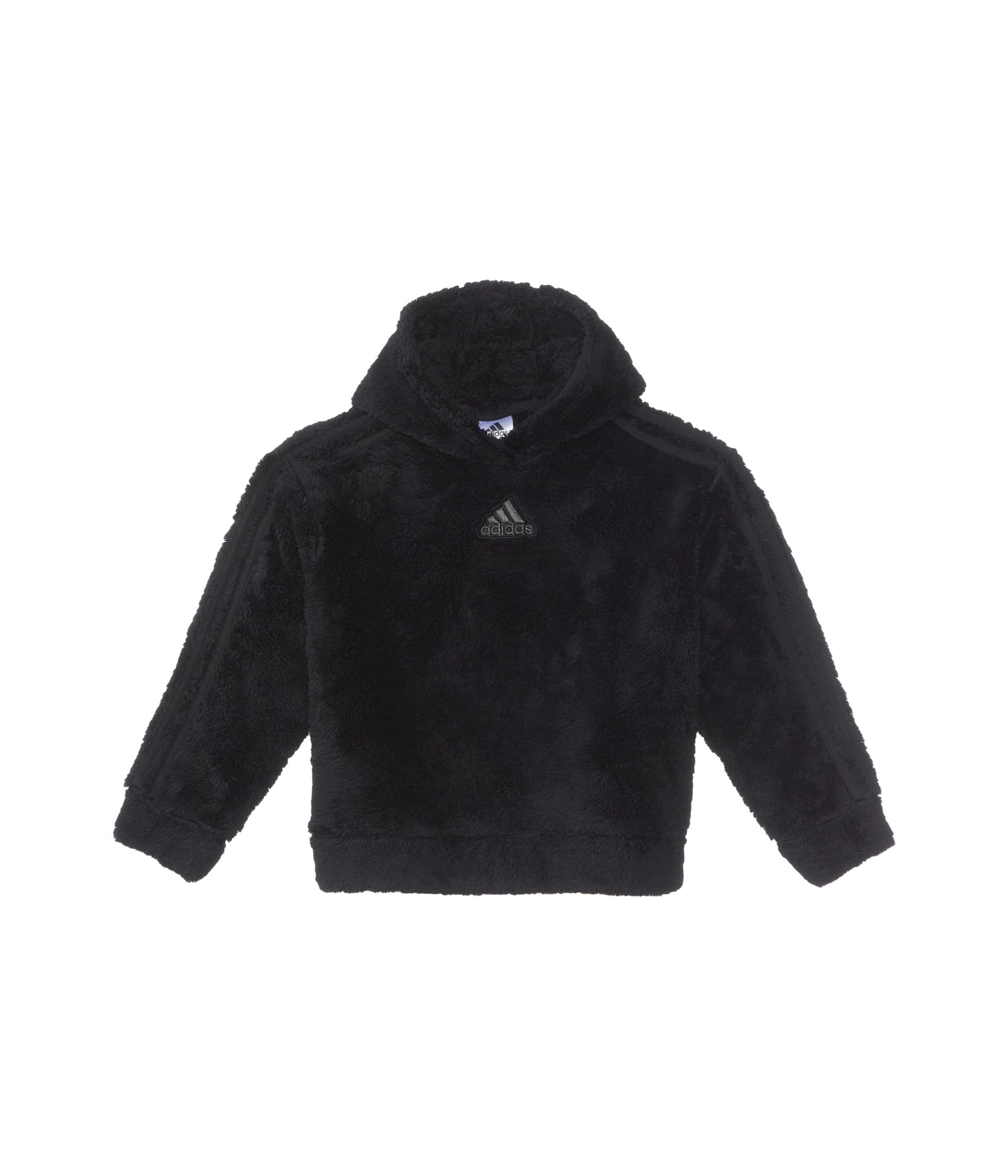 Уютный пуловер с капюшоном из шерпы (для больших детей) Adidas