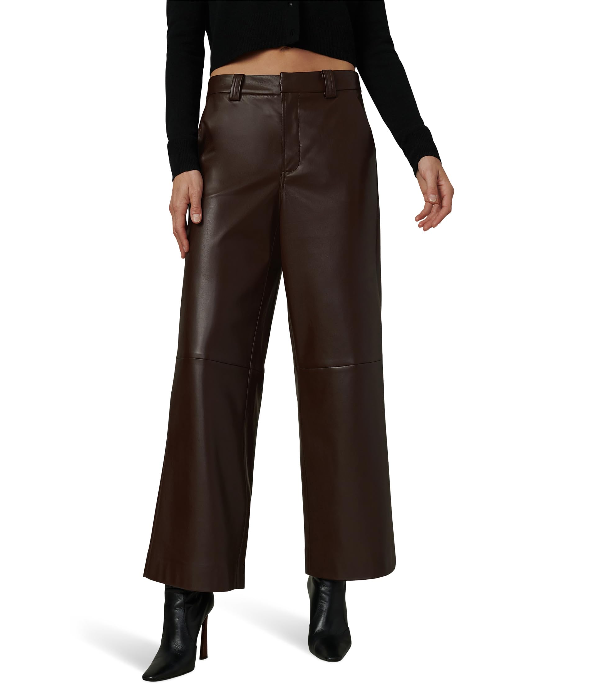 Женские Брюки Joe's Jeans The Mia Vegan Leather Crop Trouser Joe's Jeans