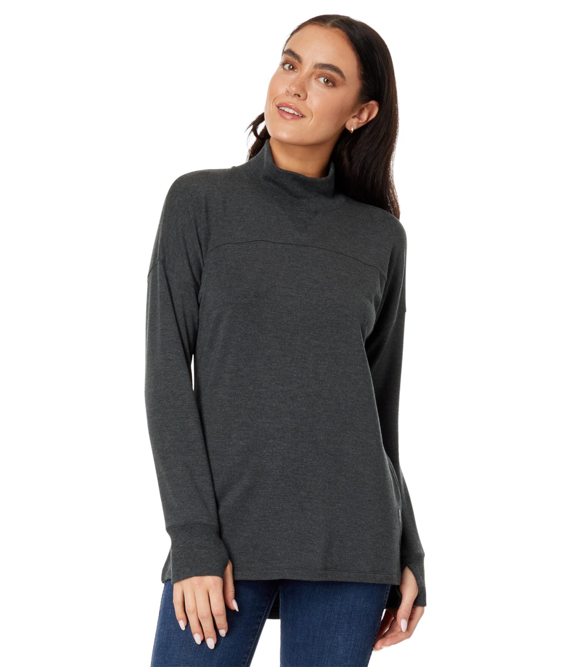 Женская Футболка L.L.Bean SoftFlex Mock Neck Pullover L.L.Bean