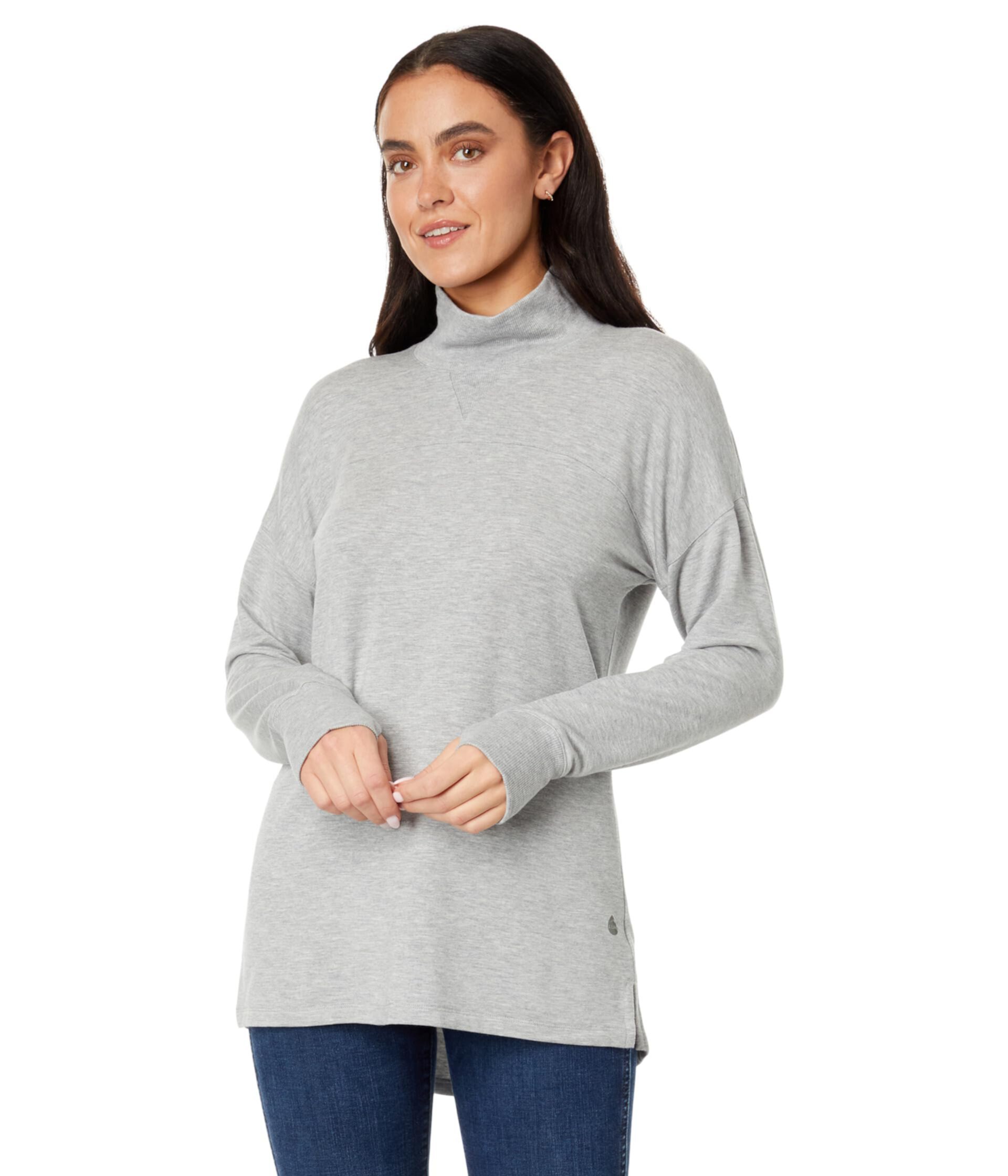 Женская Футболка L.L.Bean SoftFlex Mock Neck Pullover L.L.Bean