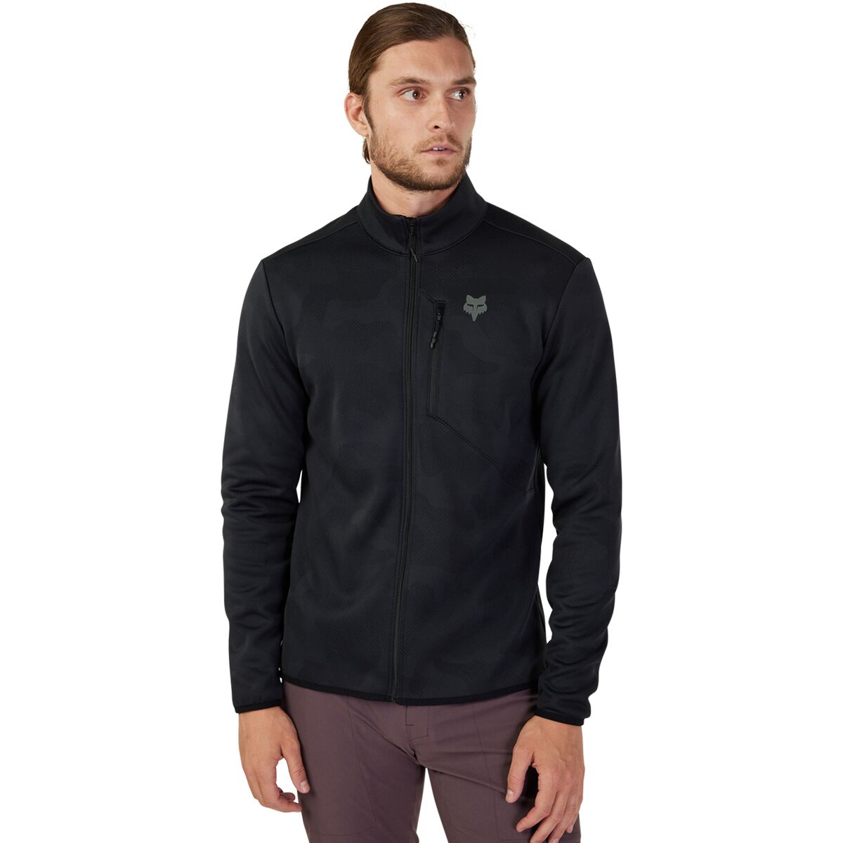 Куртка Ranger Mid-layer Full Zip с влаговыводящими свойствами, легкая снепкенная, для активного отдыха Fox Racing