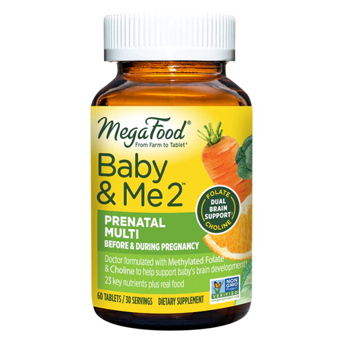 Baby & Me 2™ Pre & Post Natal Vitamin -- 60 Tablets MegaFood