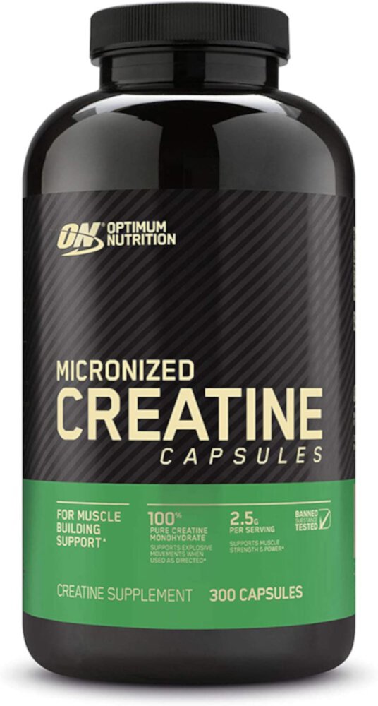 Микронизированный креатин - 300 капсул - Optimum Nutrition Optimum Nutrition