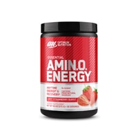 Essential Amin.o. Energy Powder (Порошок) Anytime Energy and Recovery Juicy Strawberry Burst -- 30 Servings (Порции) Optimum Nutrition