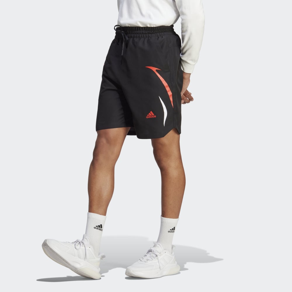 Тканые шорты с цветными блоками Adidas