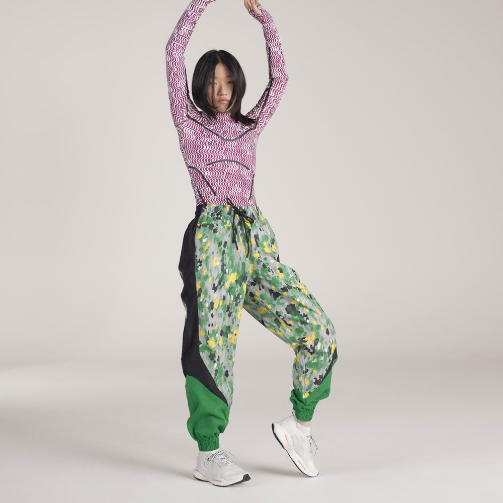 Спортивные брюки из тканого материала с принтом adidas by Stella McCartney Adidas by Stella McCartney