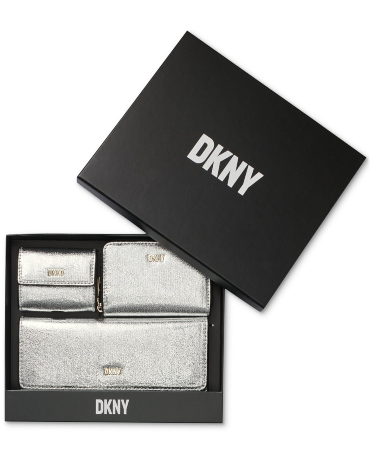 Набор кошельков Lumen из трех предметов в подарочной упаковке DKNY
