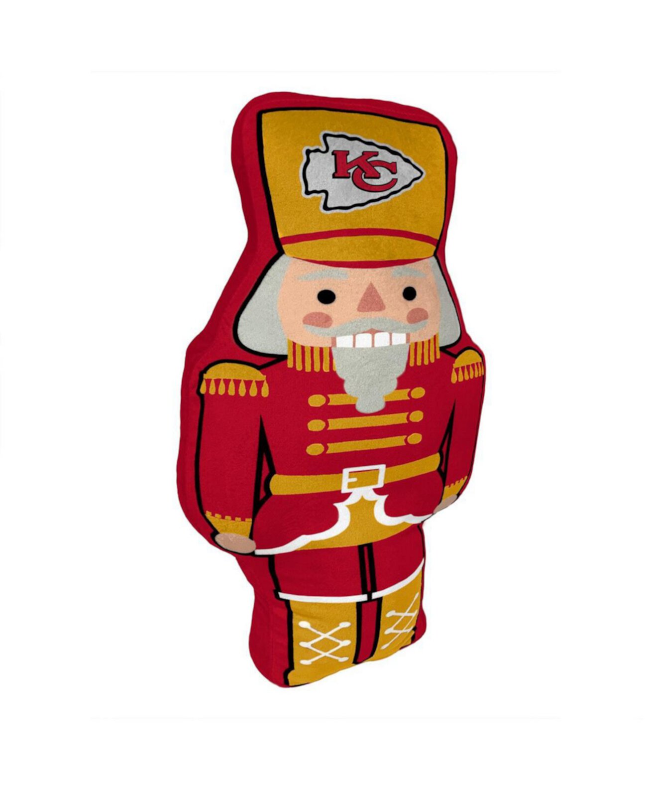 Плюшевая подушка Kansas City Chiefs «Щелкунчик» Pegasus Home Fashions