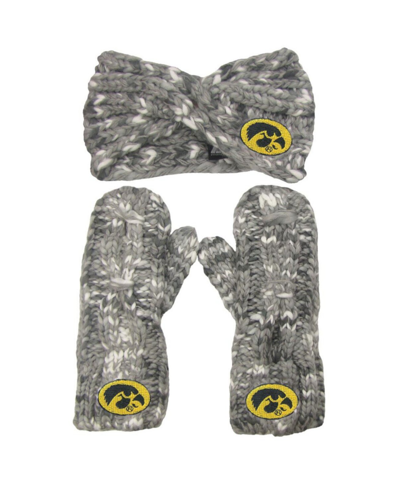 Бейсболка ZooZatz Women's Iowa Hawkeyes Logo Marled ZooZatz