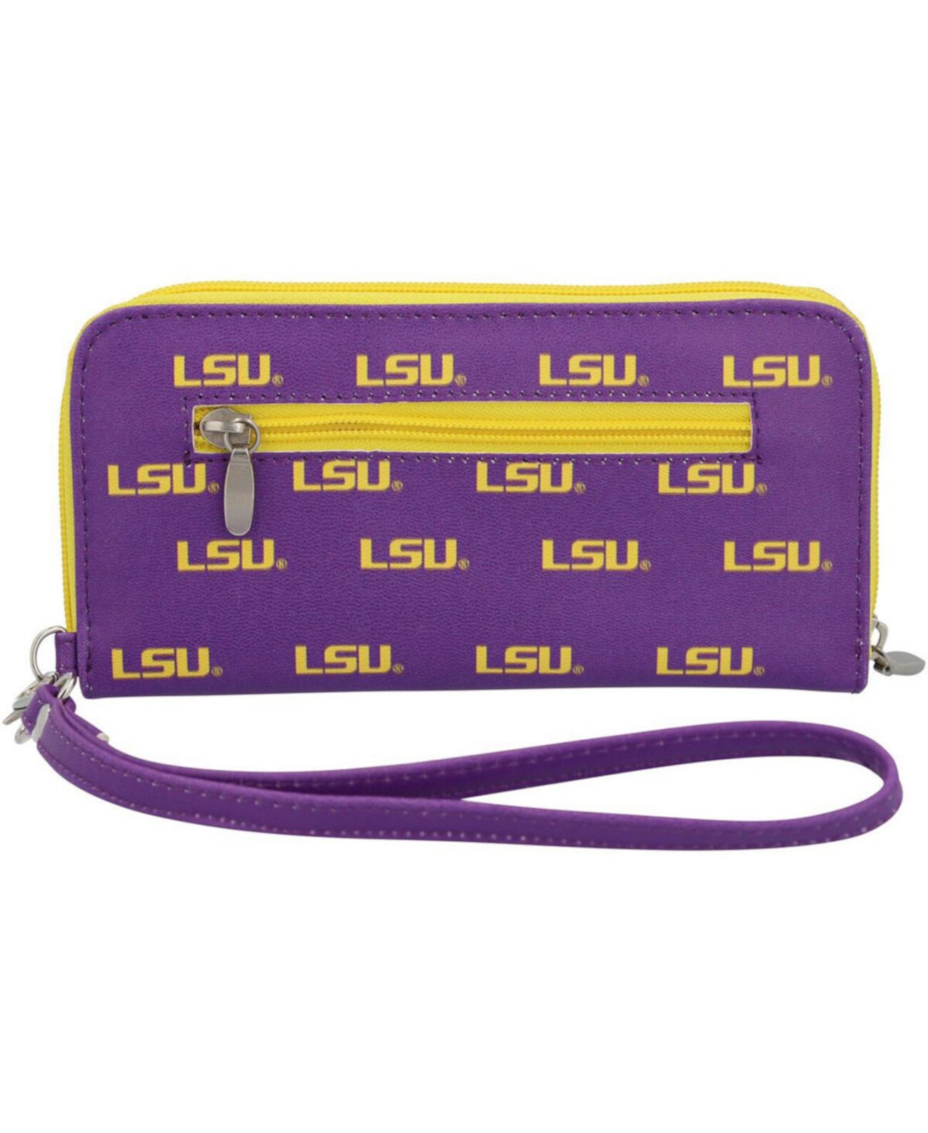 Закрывающийся на молнию кошелек на запястье LSU Tigers, с 8 слотами для карт Eagles Wings