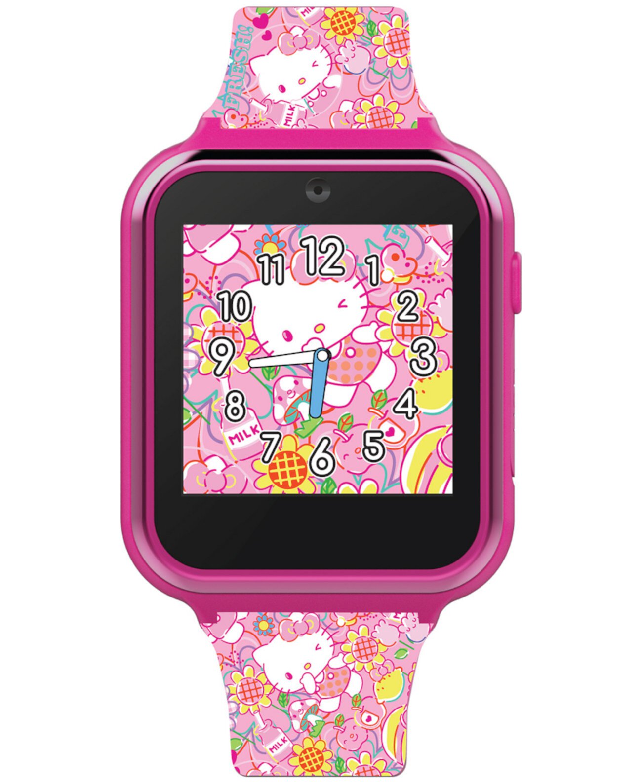 Детские часы ACCUTIME Kid's Hello Kitty с розовым силиконовым ремешком 40 мм ACCUTIME