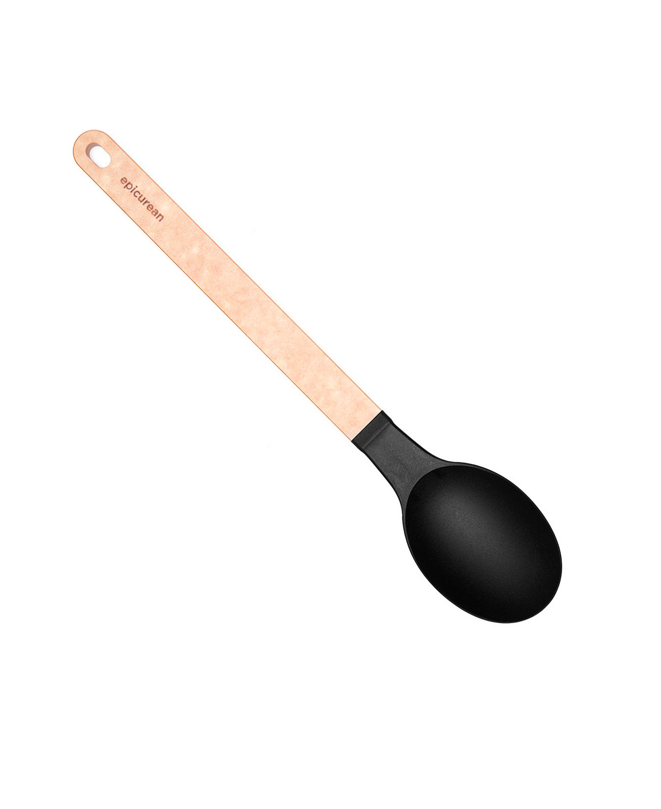 Нейлоновая средняя ложка серии Gourmet с черной ручкой, 13,25 дюйма Epicurean