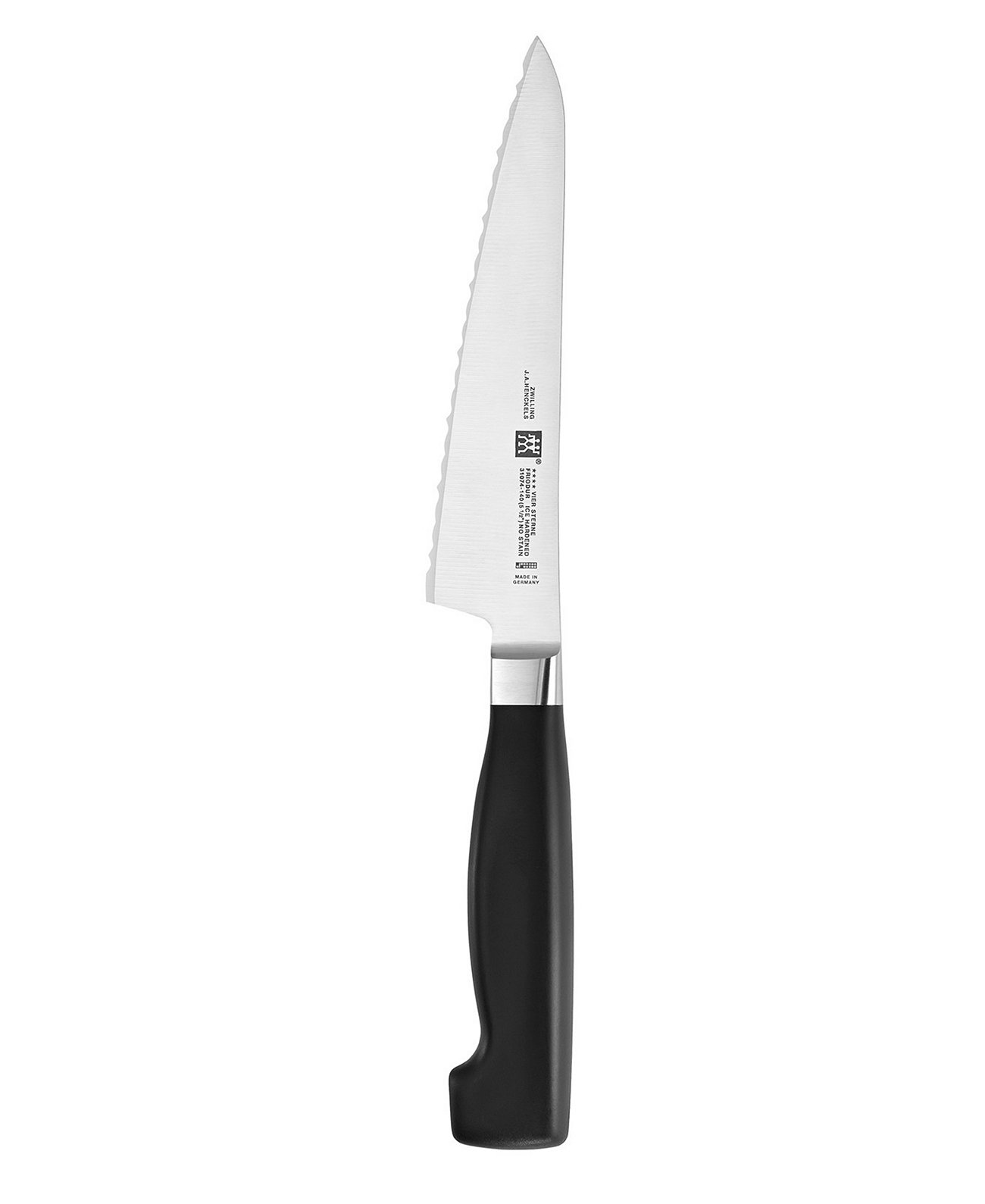 Четырехзвездочный подготовительный нож с зубцами длиной 5,5 дюйма Zwilling