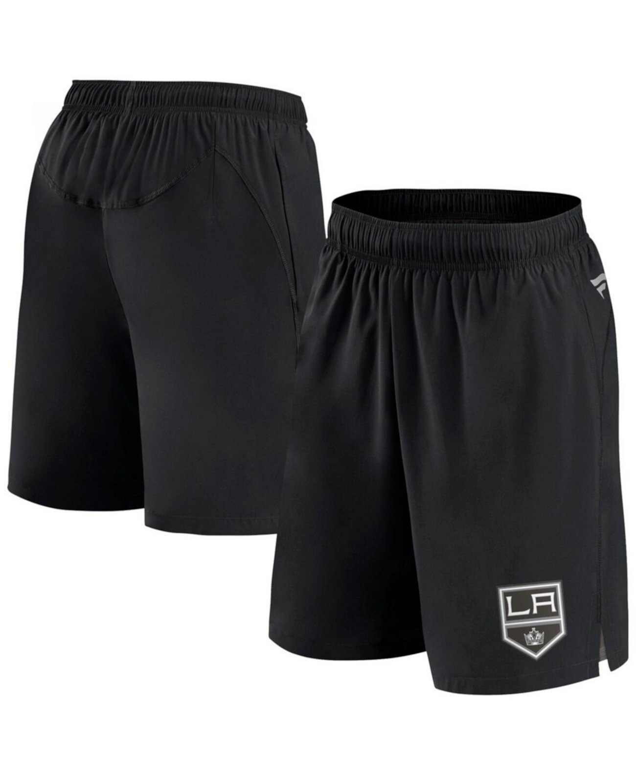 Мужские черные шорты Los Angeles Kings Authentic Pro Tech с эластичным поясом и карманами Fanatics