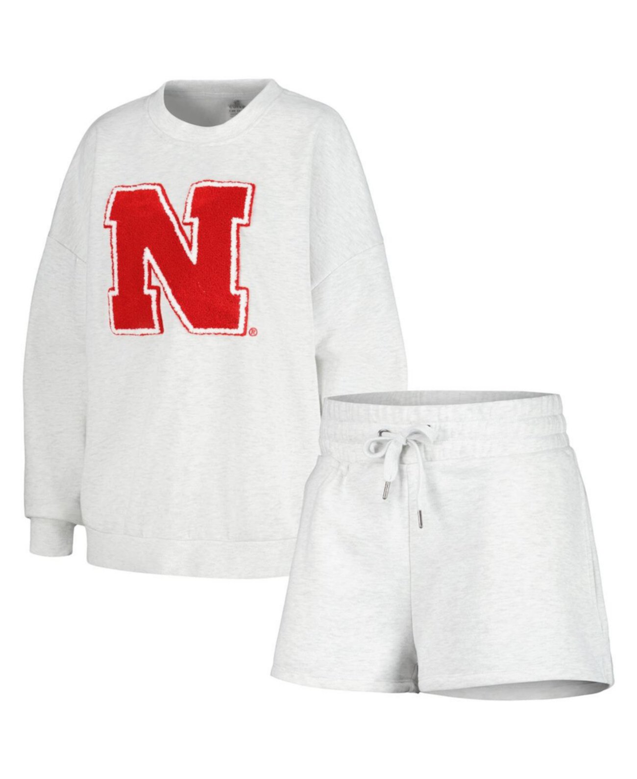 Женская Пижама Gameday Couture Nebraska Huskers Комлект Свитшот и Шорты Gameday Couture