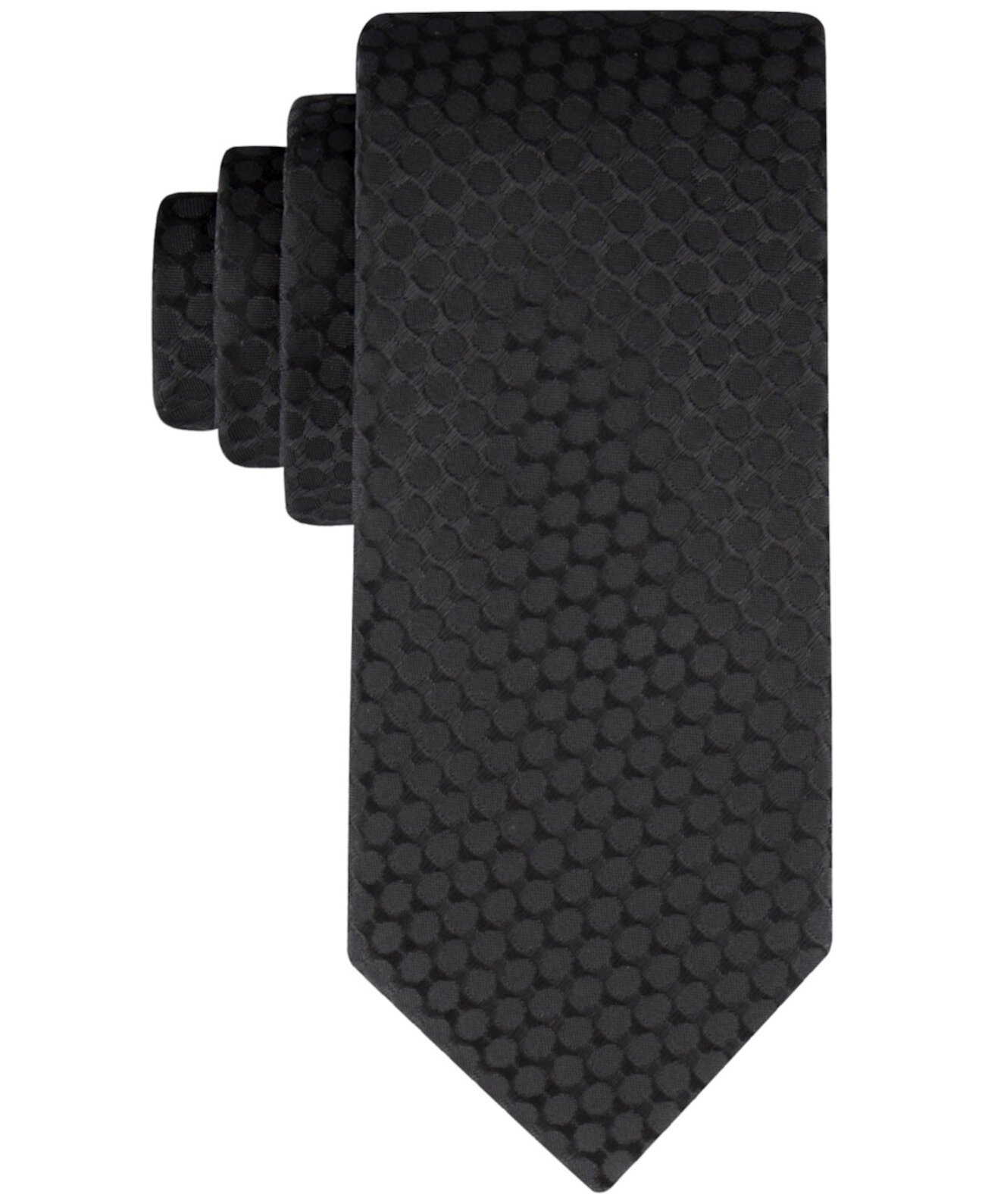 Мужской однотонный фактурный галстук Asher Calvin Klein