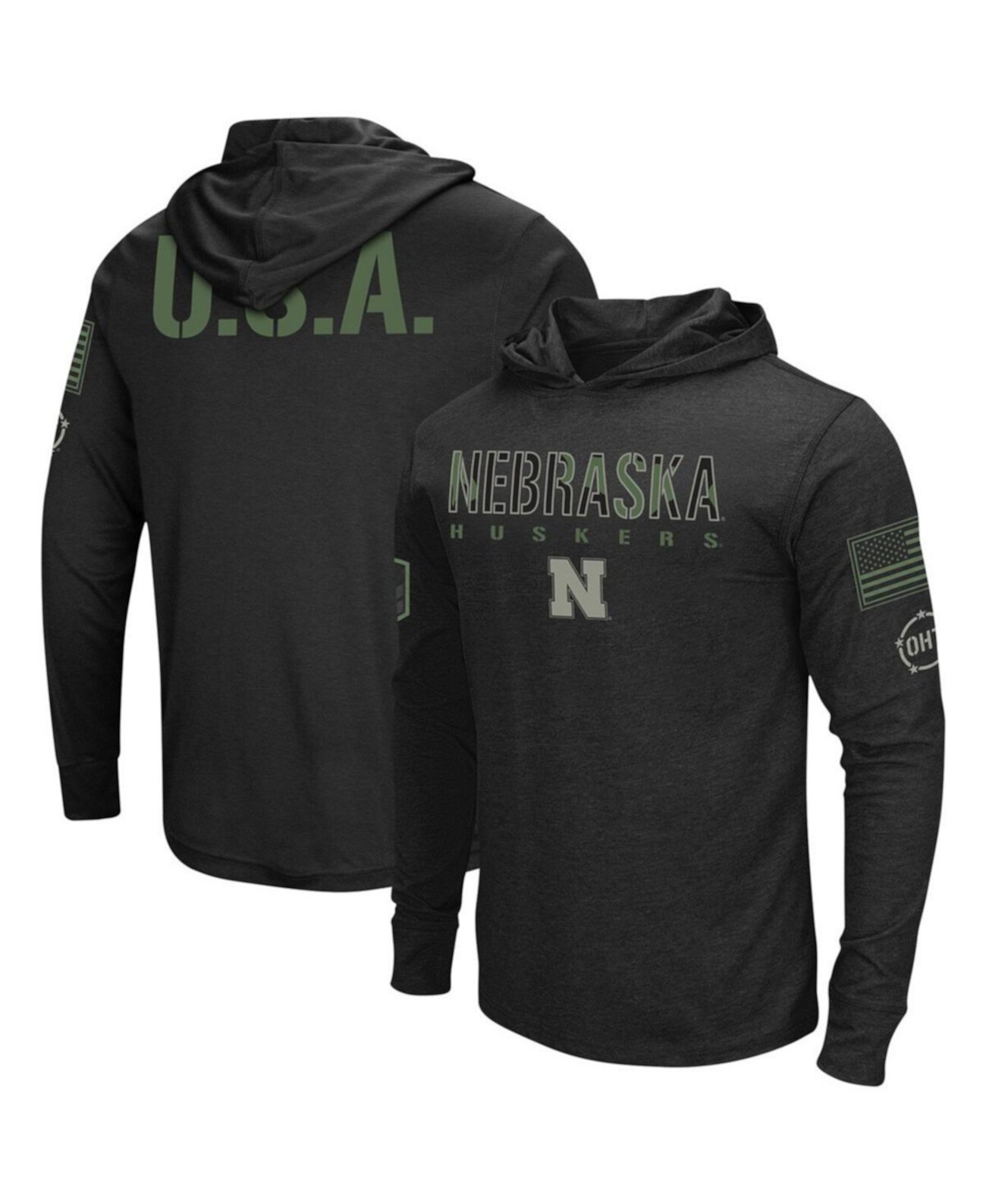 Мужская Джерси Colosseum Tango с длинным рукавом Nebraska Huskers Colosseum