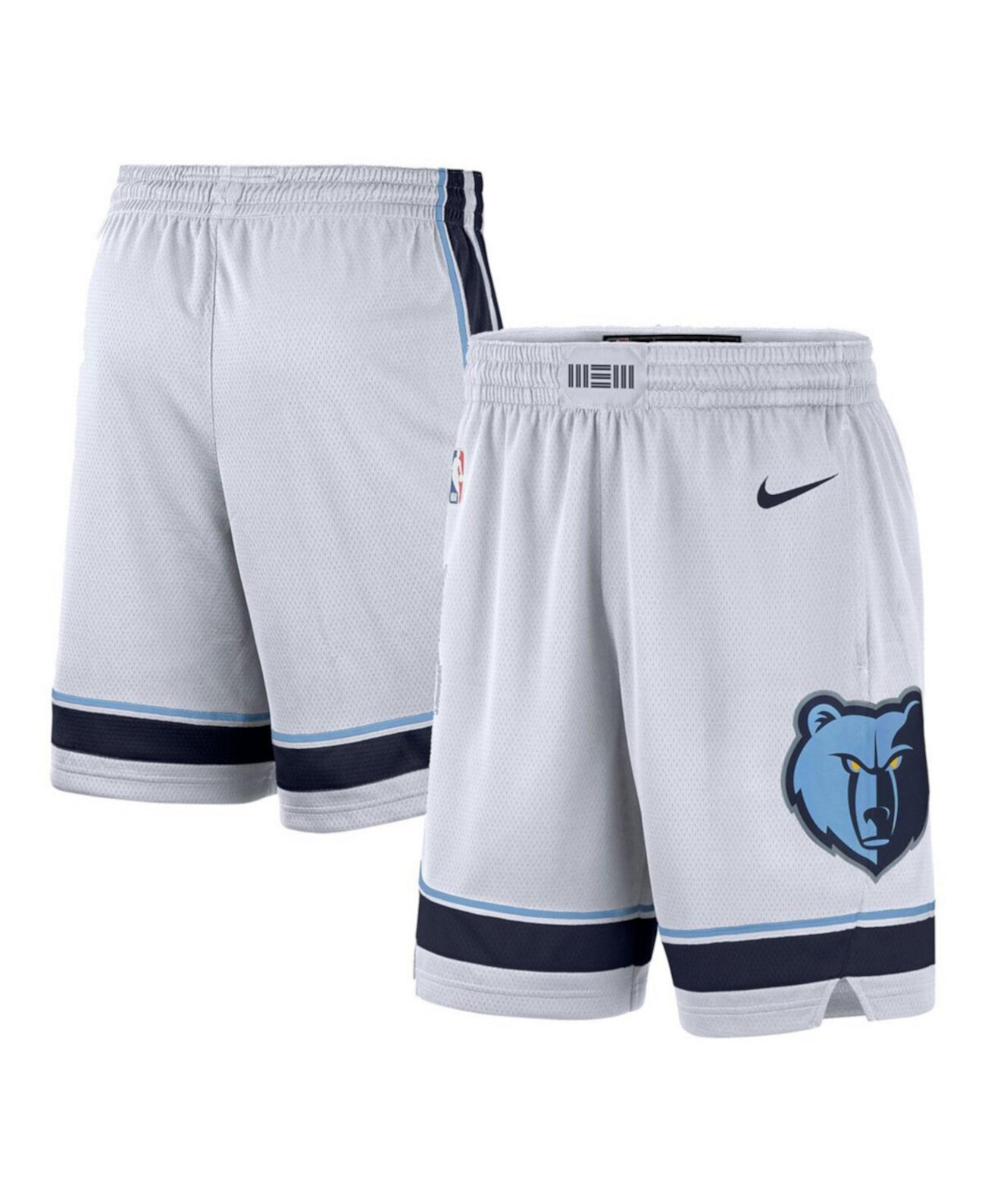 Мужские бело-синие шорты Nike Memphis Grizzlies 2020/21 с технологией Dri-FIT Nike