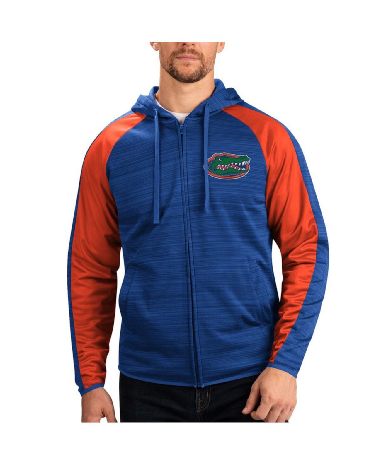 Мужская легкая футболка-куртка Florida Gators Neutral Zone с флисом и капюшоном G-III Sports