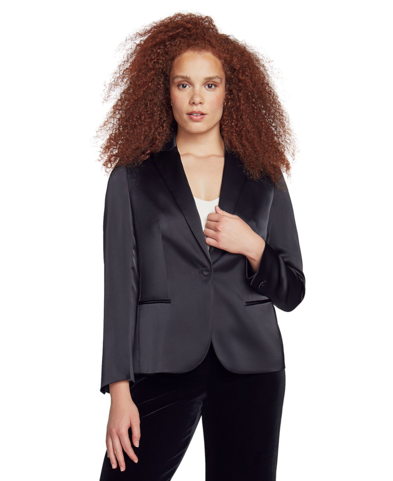 Пиджак Anne Klein One-Button Peak-Lapel Anne Klein