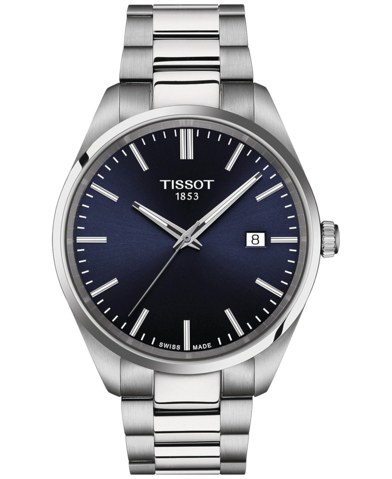 Мужские швейцарские часы PR 100 с браслетом из нержавеющей стали, 40 мм Tissot