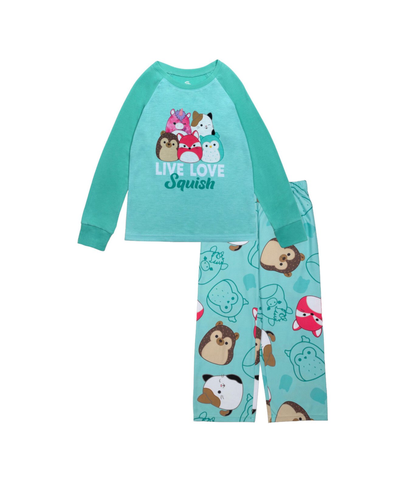 Пижама из полиэстера для больших девочек, комплект из 2 предметов SQUISHMALLOW