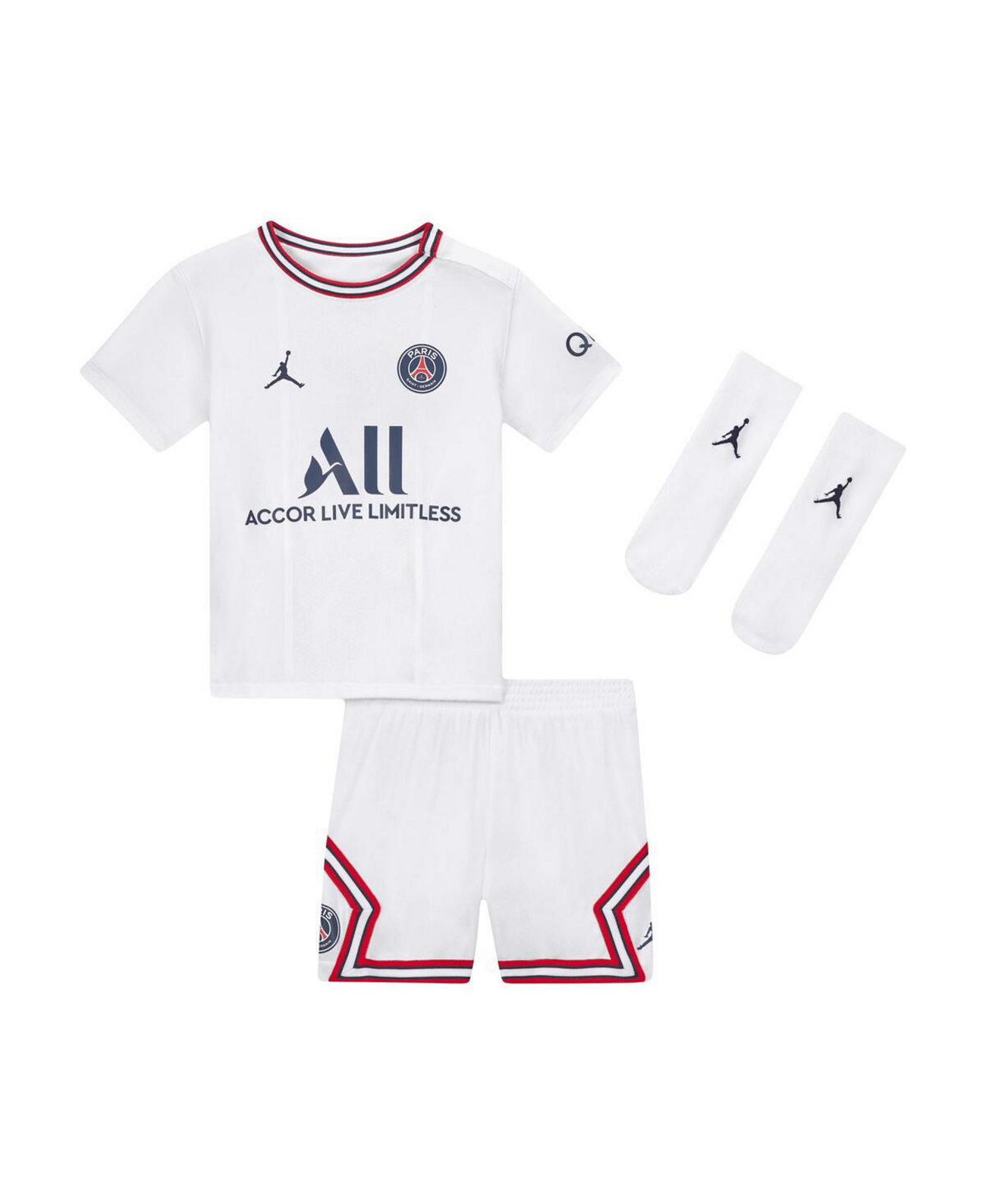 Детские комплекты одежды Jordan Paris Saint-Germain 2022/23 Fourth Stadium Kit Set Jordan