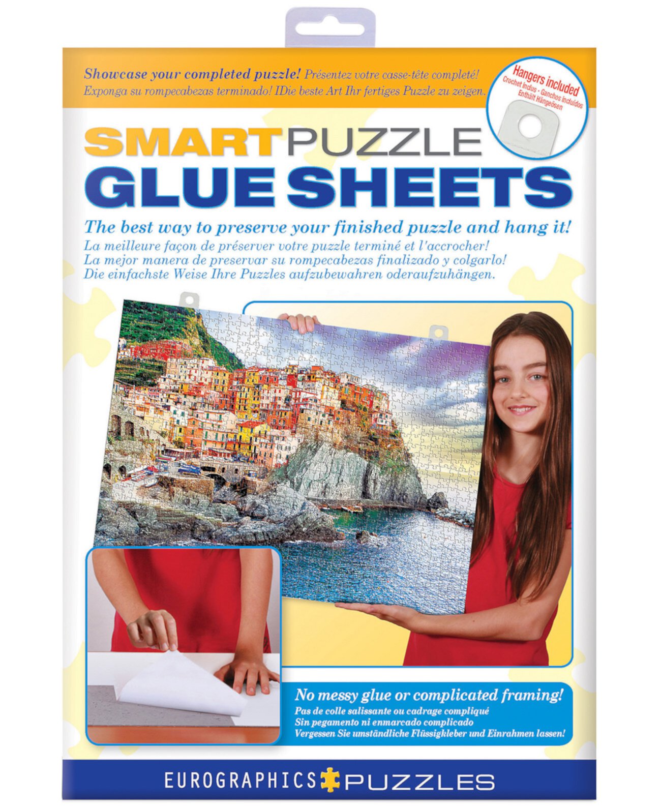 Eurographics Incorporated Smart Puzzle Клеевые листы Аксессуары для головоломок University Games