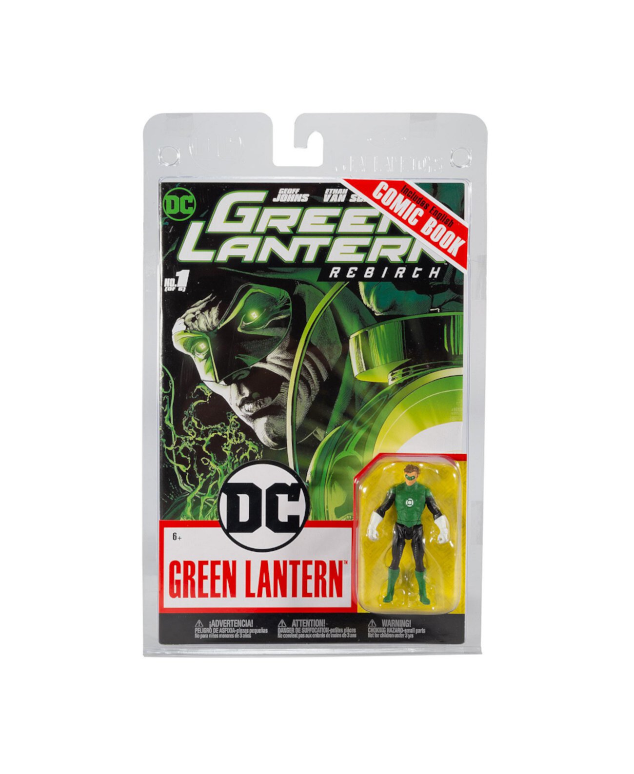 Фигурка Зелёного Фонаря Хэла Джордана с перфораторами для страниц комиксов Dc 3 дюйма DC Direct