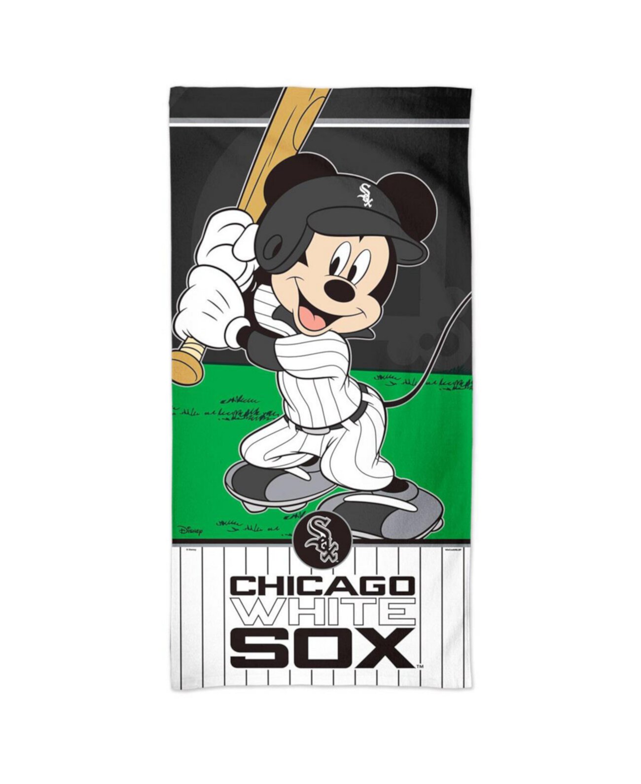 Пляжное полотенце Disney Spectra Chicago White Sox 30 x 60 дюймов Wincraft