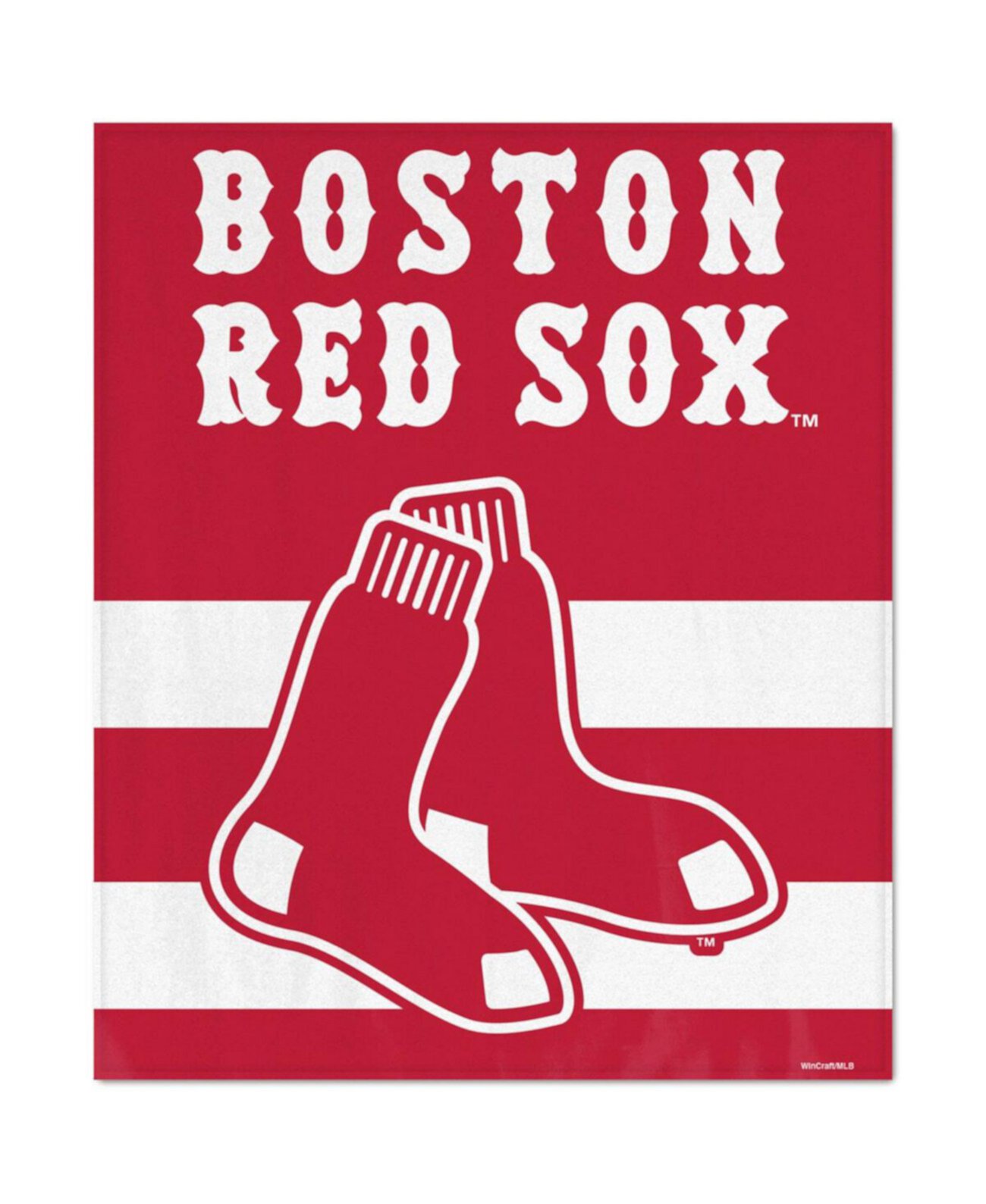 Плюшевое одеяло Boston Red Sox Ultra размером 50 x 60 дюймов Wincraft
