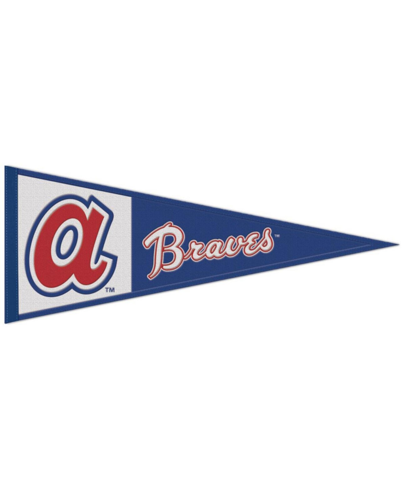 Пенант с ретро логотипом Atlanta Braves 33 см x 81 см, вышитым на графике Wincraft