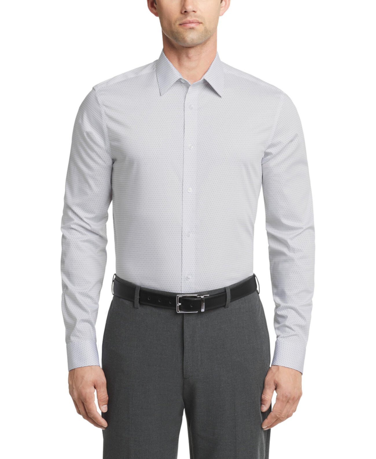 Мужская Классическая Рубашка Calvin Klein Steel Slim Fit Stretch Calvin Klein