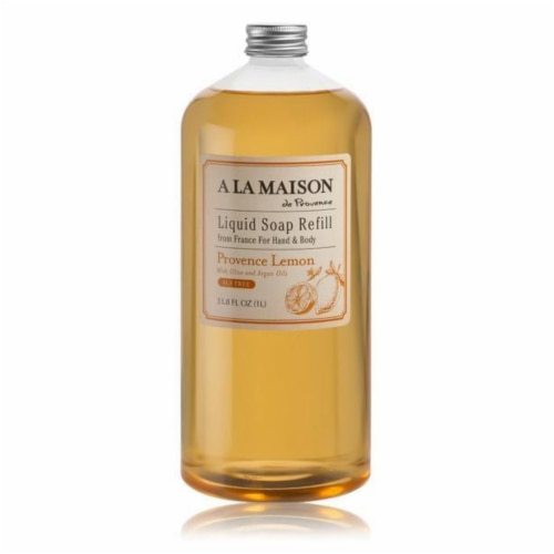 Сменный блок французского жидкого мыла для рук — Провансальский лимон — 33,8 жидких унций A La Maison