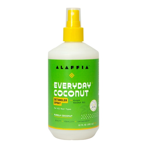 EveryDay Кокосовый спрей для распутывания волос — Чистый кокос — 12 жидких унций Alaffia