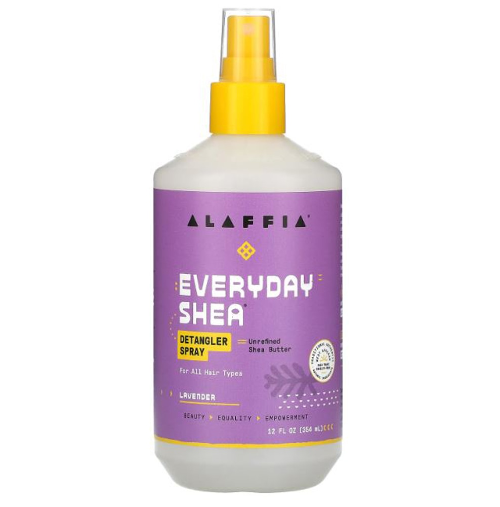 Спрей EveryDay Shea для расчесывания волос — Дикая лаванда, 12 жидких унций Alaffia